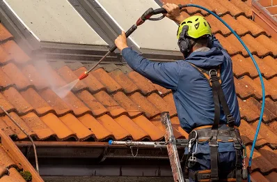 Démoussage et hydrofuge de toiture à Héninel